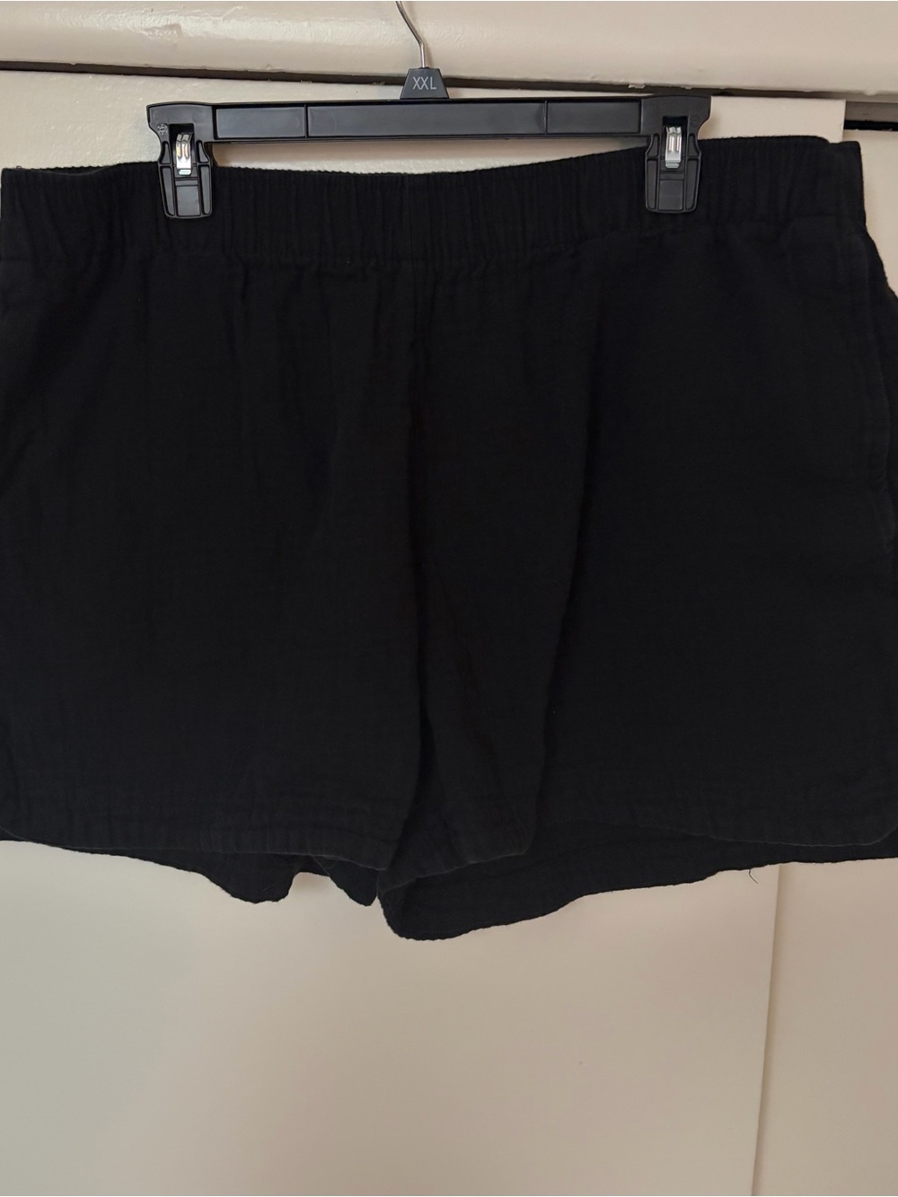 Old Navy Black High-Waist Elastic Casual Shorts